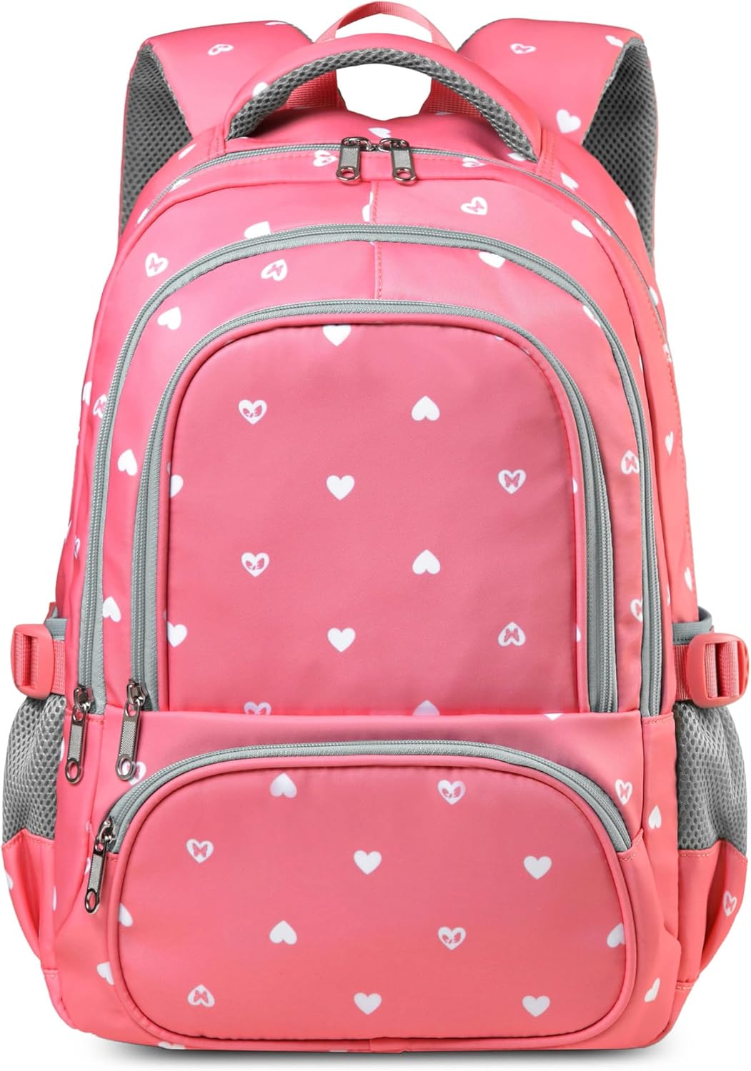 Lightweight Pink Water-Resistant Backpack for Girls Ages 5-9 Lightweight Pink Water-Resistant Backpack for Girls Ages 5-9