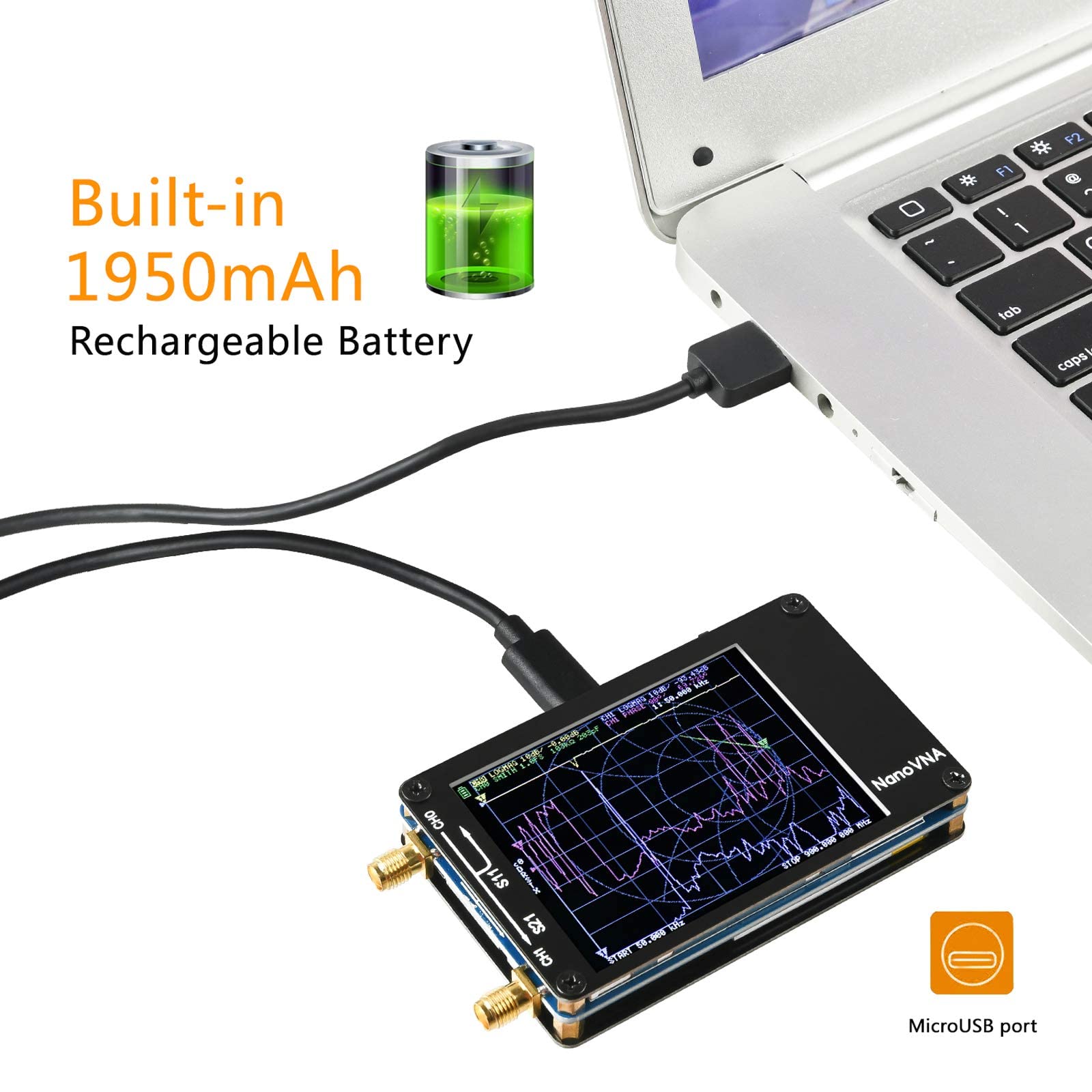 Amazon | Dearsee NanoVNA 50KHz-1.5GHz アンテナネットワー ク