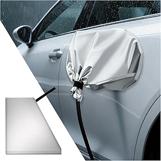 Figpade EV Charger Cover for Outdoor,EV Charging Port Rain Cover with Double Magnetic Seal Fit for Iron Body Vehicles,All-Weather EVs Chargers Rain Covers for Snows/Rains/Suns