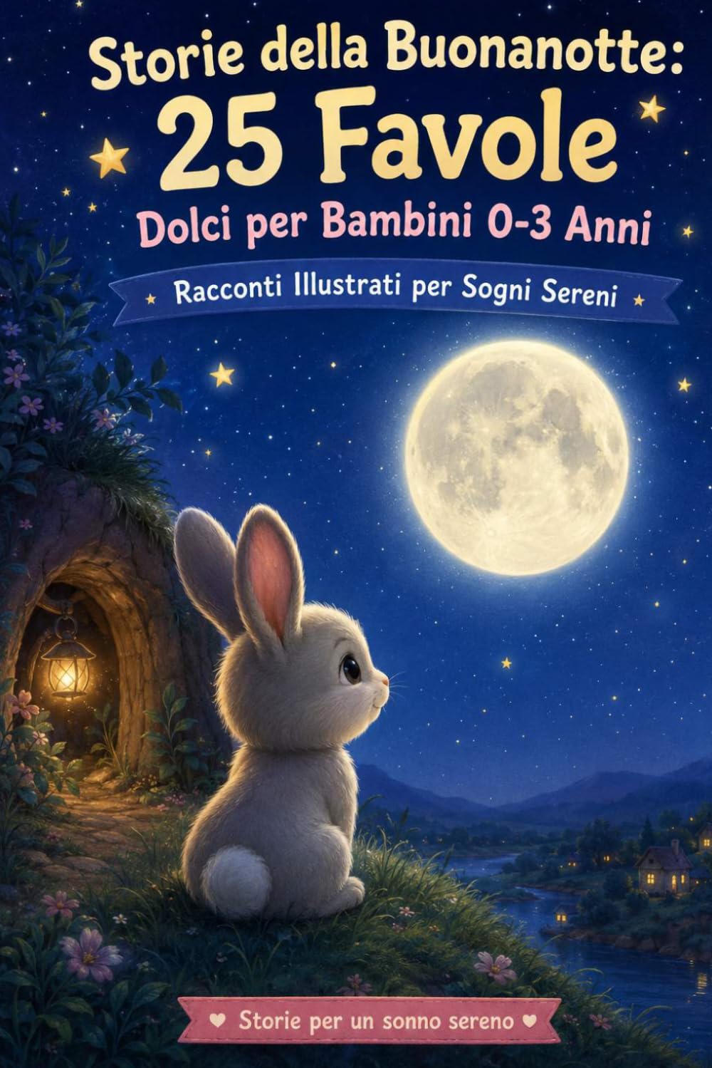 Storie della Buonanotte: 25 Favole Dolci per Bambini 0-3 Anni: Racconti Illustrati per Sogni Sereni