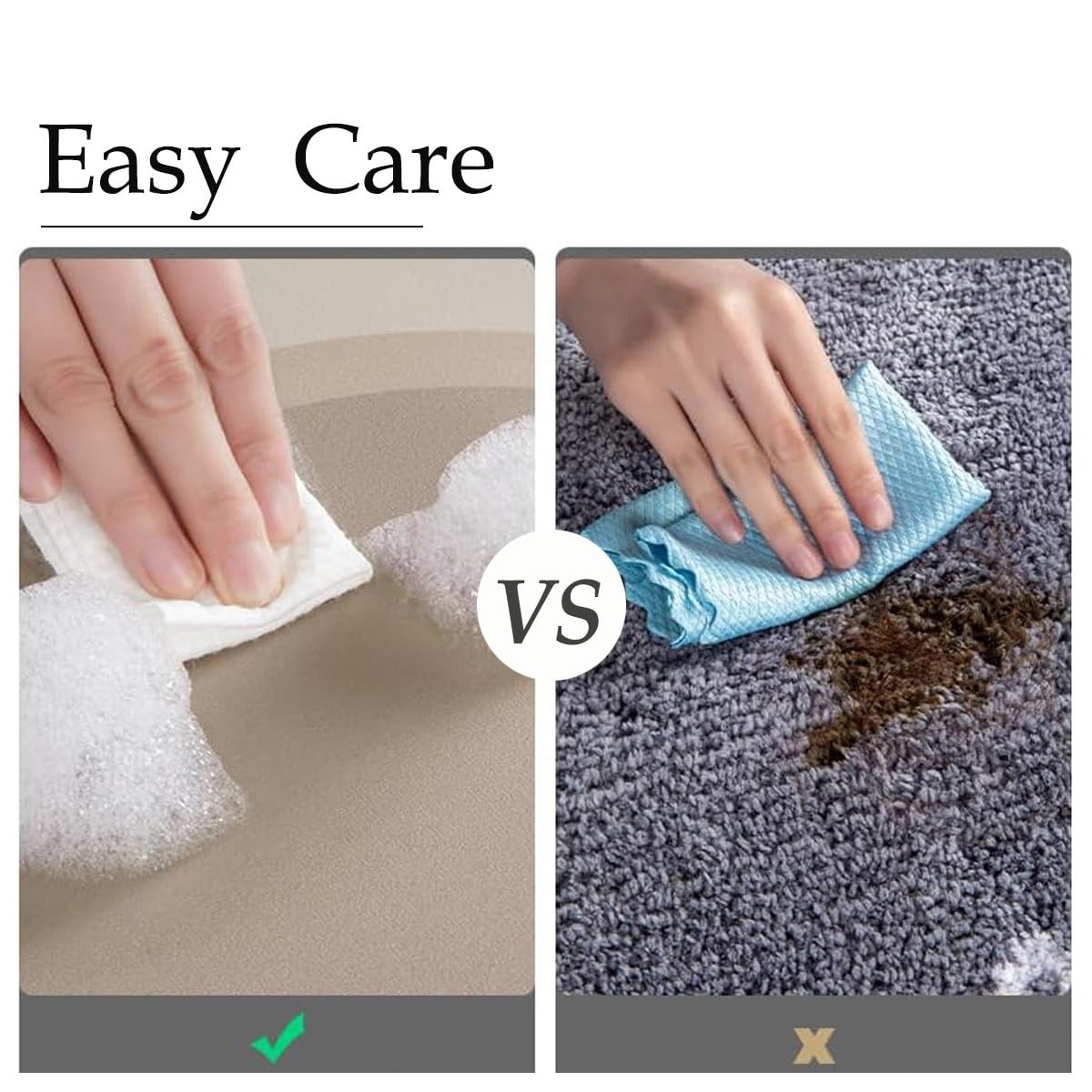 Tapis Décoratif Diatomite, Tapis de Bain Antidérapant, Tapis de Porte d'entrée Interieur Design Cuisine de Douche Absorbant l'eau(A,60x120cm)