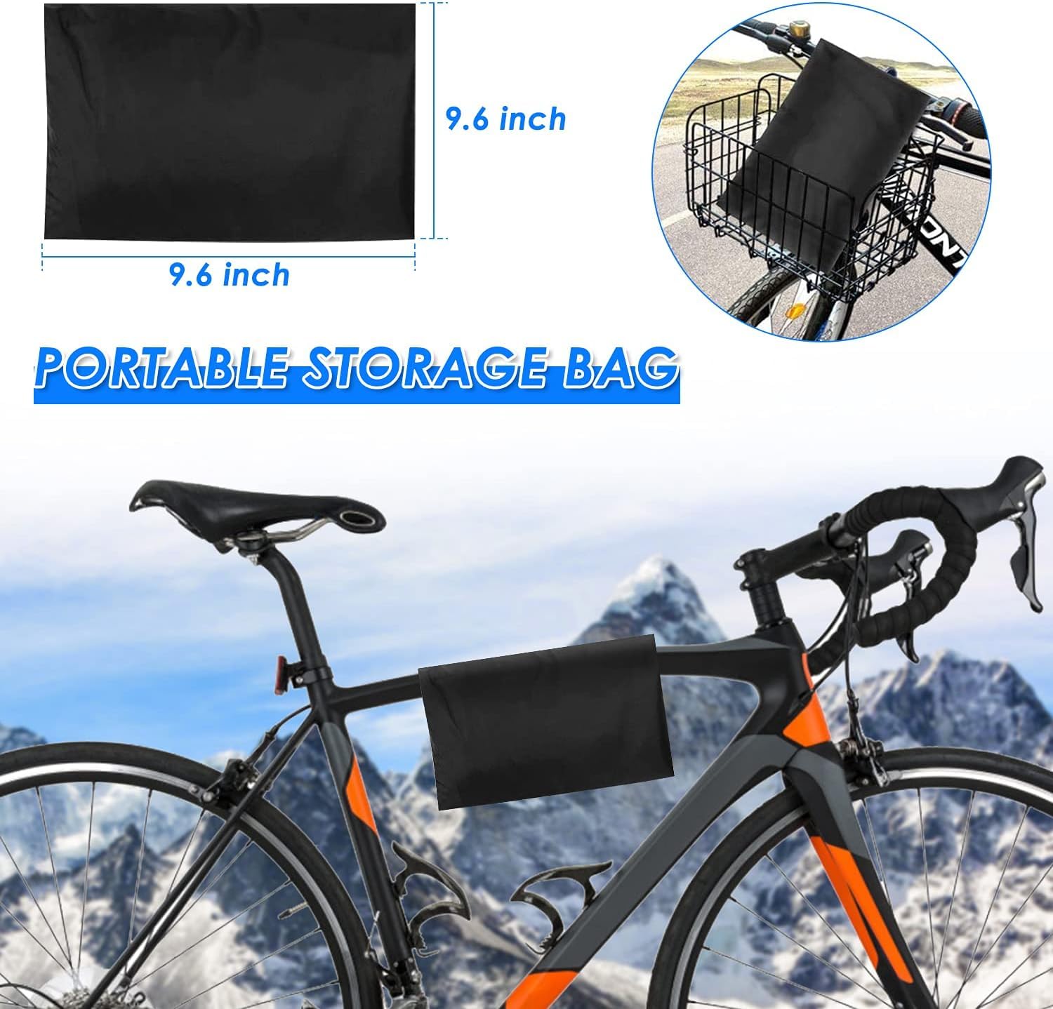 Housse De Protection Imperméable Pour Moto Couverture Oxford Résistant Aux Poussière Pluie Neige Uv Vent Soleil Dejections Doiseaux 245x105x125cm Noirargent 85122844