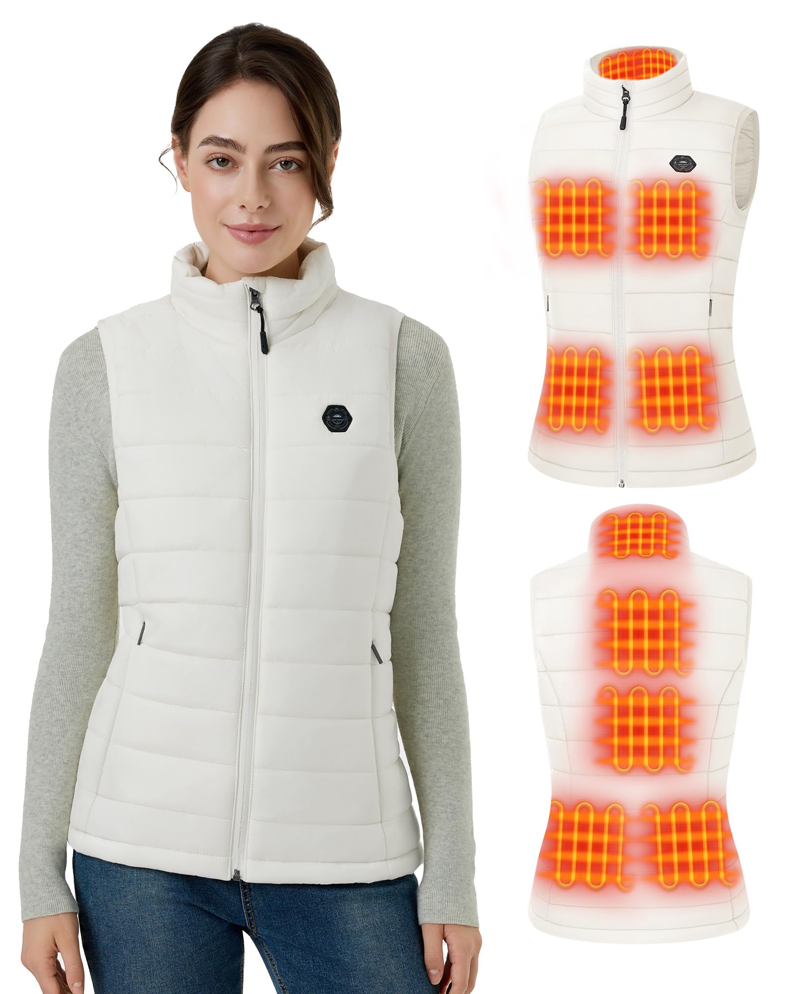Chaleco calefactable de mujer para ir abrigada con estilo en tus rutas de montaña 7