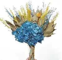Buquê de Flores Desidratadas Hortênsia Azul Instagram
