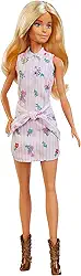 Boneca Barbie Fashionistas - 119 Vestido Camisa Rosa