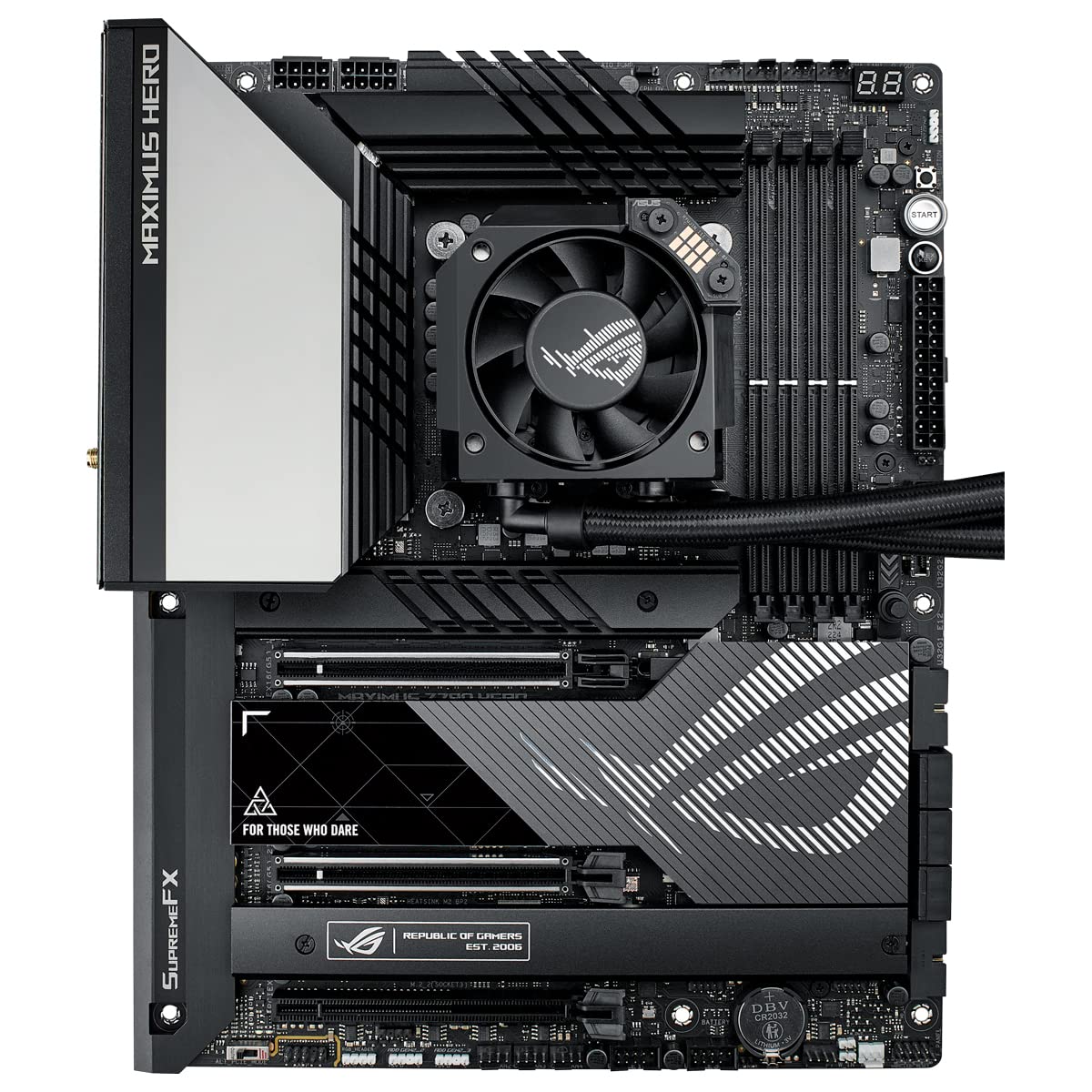 Asus ROG Ryujin III 360 - Kit de Refrigeración Líquida CPU, Pantalla LCD de 3.5", Bomba Asetek 8a Generación, Ventilador Integrado y 2 Ventiladores de Radiador Noctua 2000 PWM de 120 mm