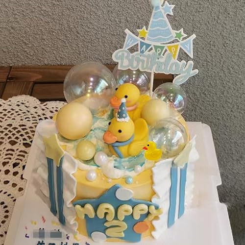 Miniatura 5 de MINFEIDMS Moldes de silicona de pato para decoración de pasteles, decoración de cupcakes, pasta de goma de arcilla polimérica de caramelo, juego de 2