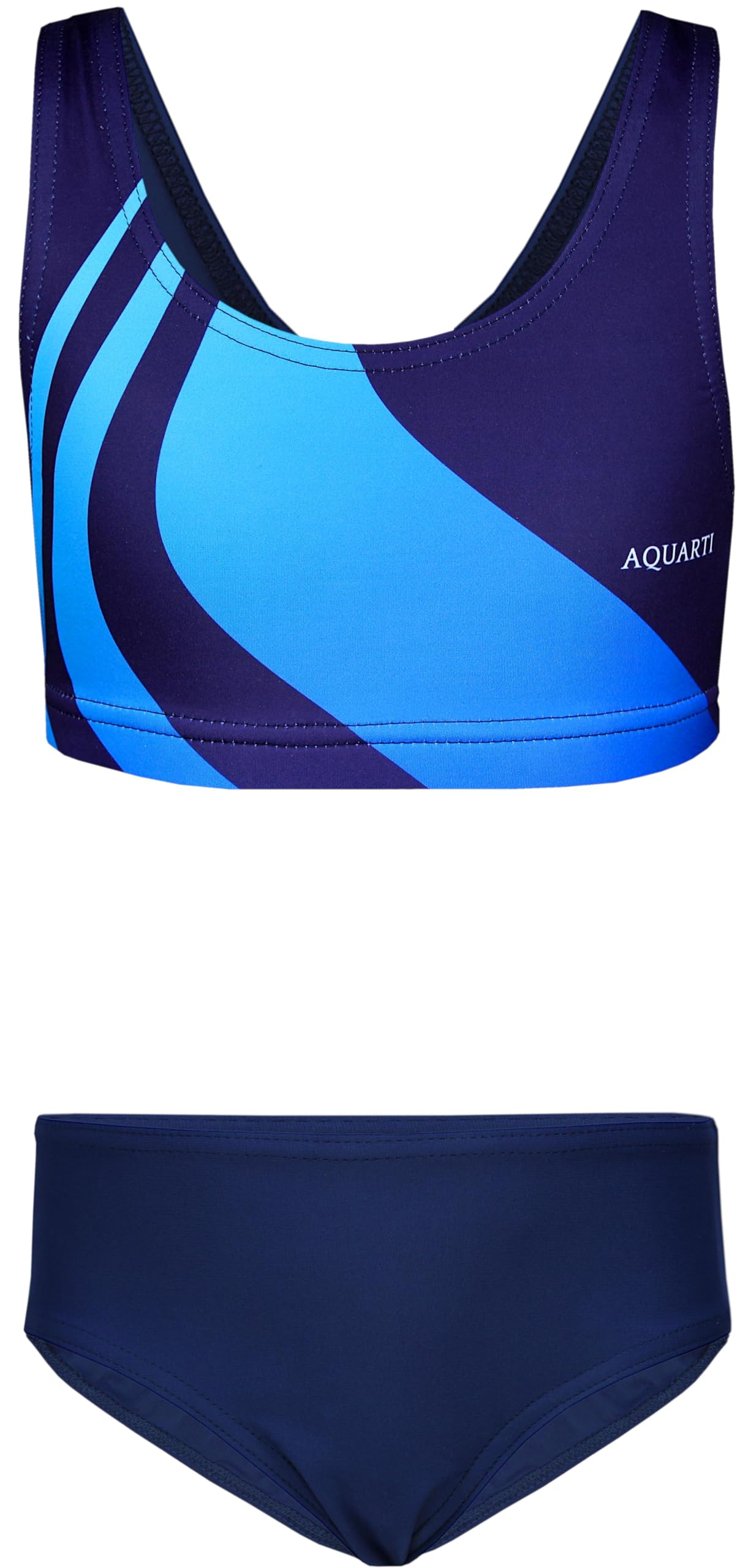 Aquarti Maillot de Bain de Natation Deux Pièces Sporfit pour Fille