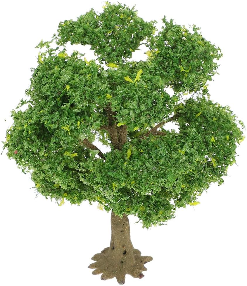 Lurrose Model Trees DIY Scenery Decoration Trees Diorama Miniature Landscape Ornament for Railroad Architecture Scenery