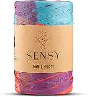 Vista 20 de Sensy Premium - Papel de rafia, 438 yardas, cinta de papel (late)