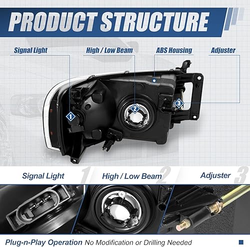 Miniatura 4 de Modelo AD1-HL-OH-DR02-VR., Reflector ambarino de la cubierta del cromo