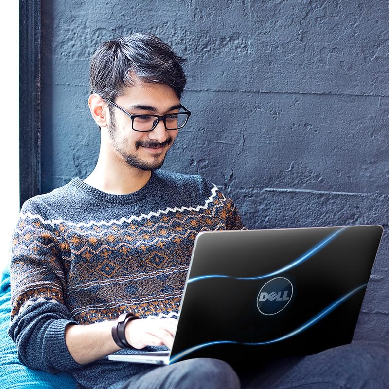 Image of Galaxsia DSGN 789 Full Body Laptop Skin Bubble-Free| Laminated & Removable | HD Quality Sticker for Laptops Upto 15.6 Inches Compatible with DELL