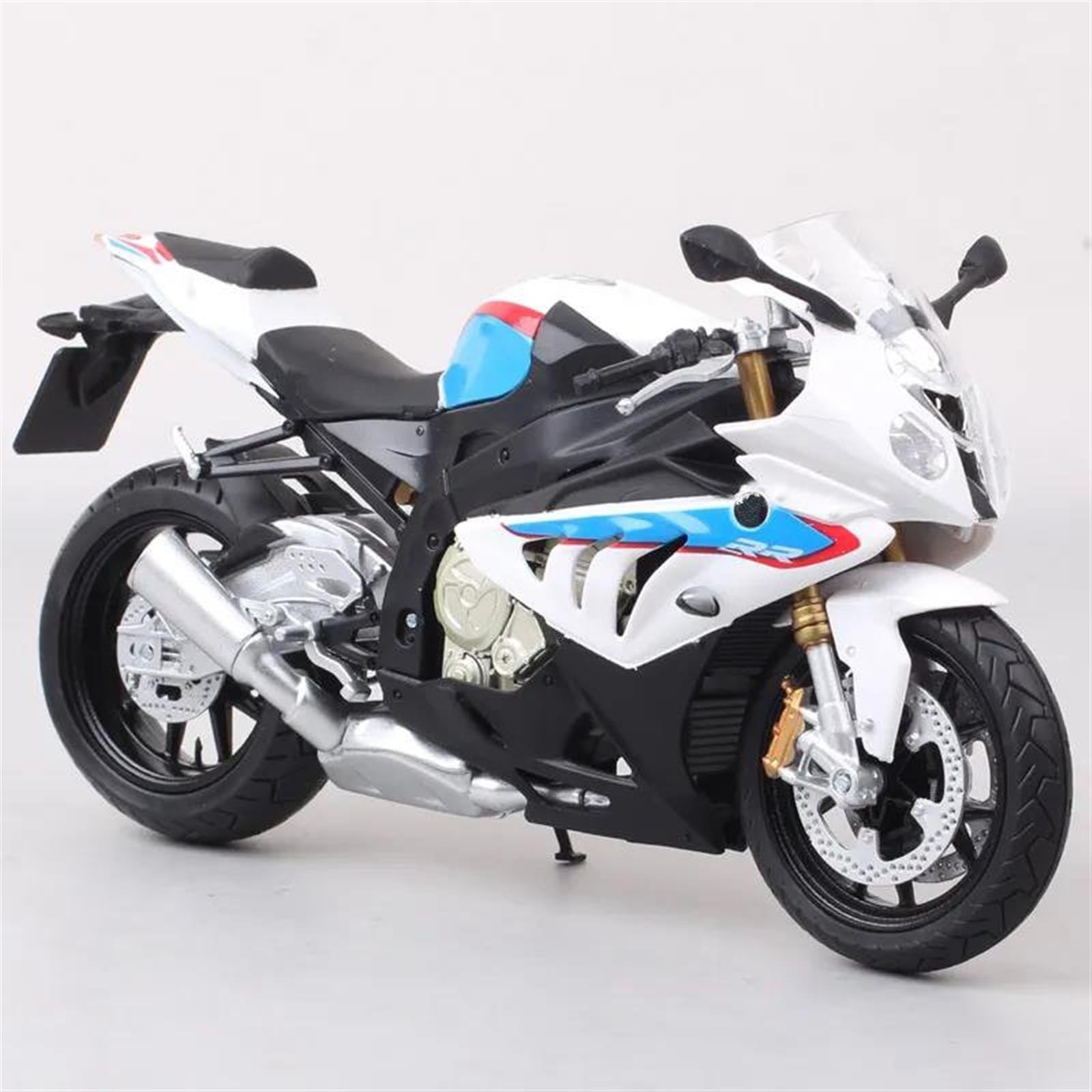 SEYXF Motorbike Toy 1/12 for BMW S 1000RR S1000RR 2009 Motorcycle Model Simulation Alloy Toy(Blue)