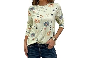 Floral Long Sleeve Top: Enhance Your Wardrobe with Vibrant Designs