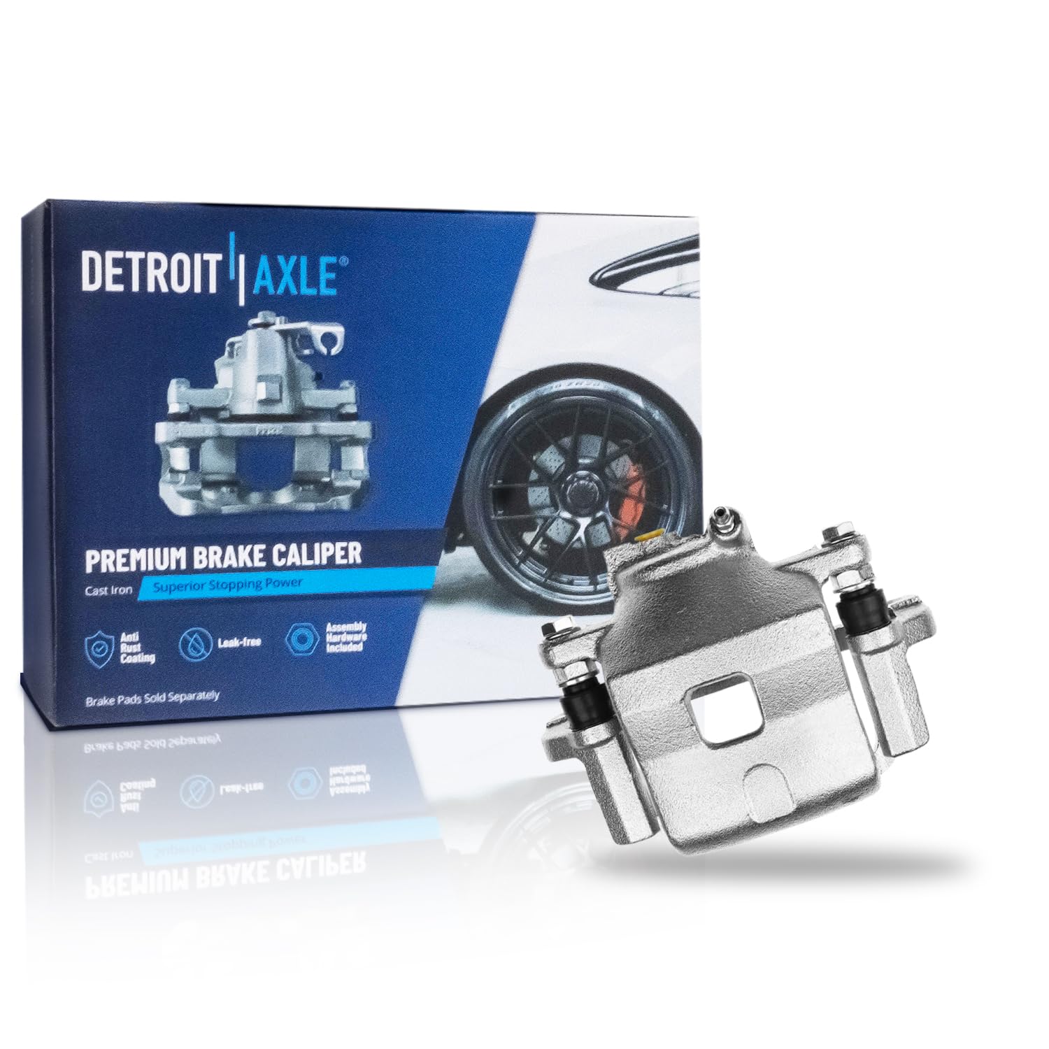 Detroit Axle - 1.8L, 2.0L Front Right Brake Caliper for 99-03 Mazda Protege