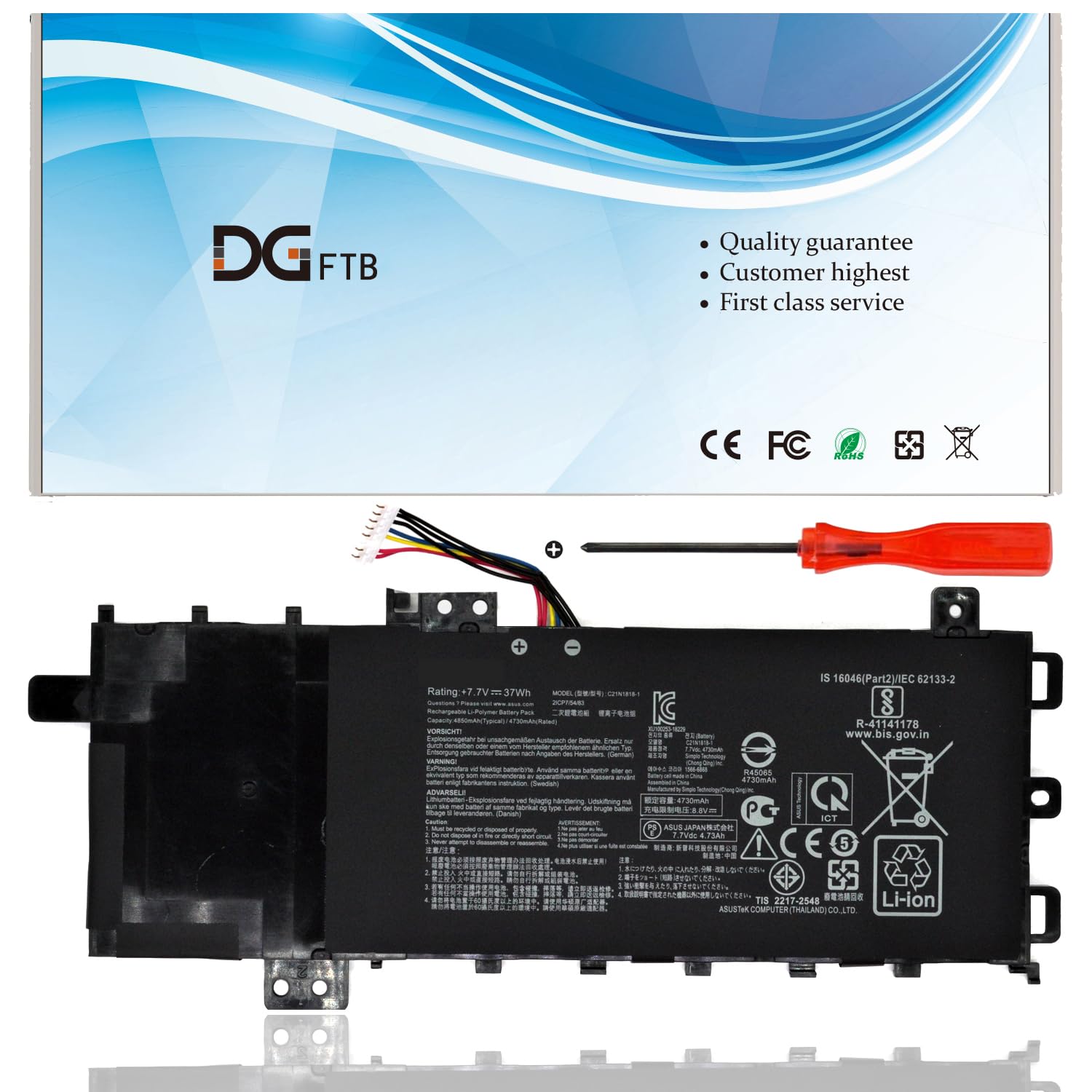 Amazon.com: C21N1818-1 Battery for ASUS VivoBook 15 F512FA F512DA