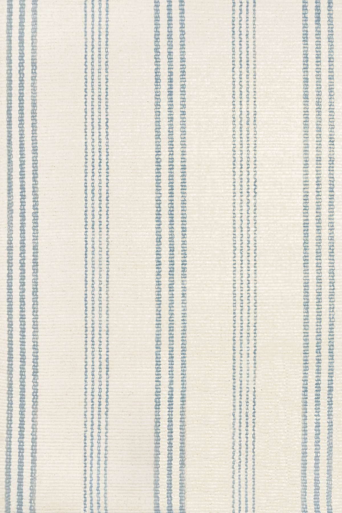 Dash and Albert Swedish Stripe Cotton Area Rug - 2' x 3' Blue - Striped Handwoven Accent Rug - Durable, Lightweight, High Traffic Areas - Hallways,