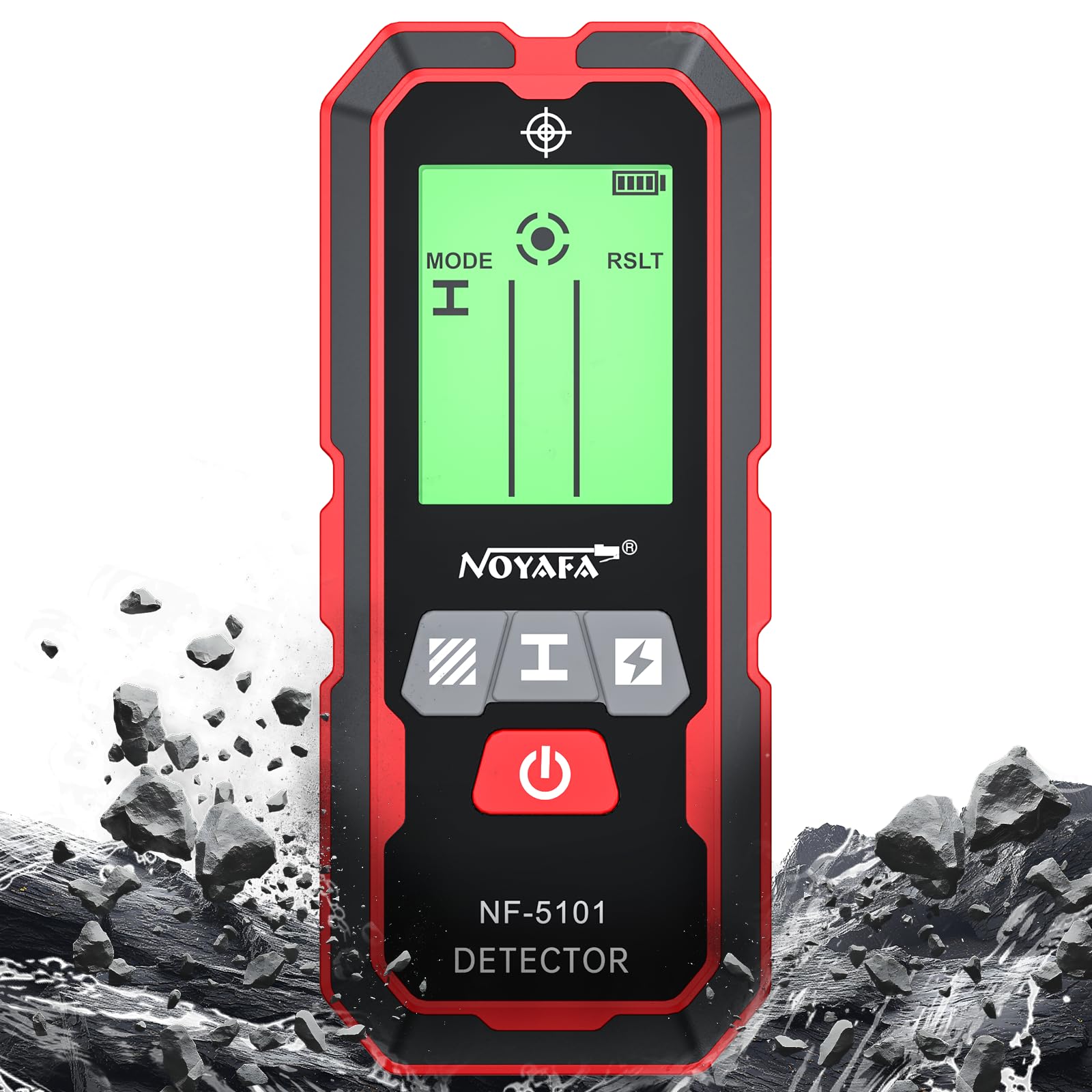 NOYAFA Stud Finder Wall Scanner Detector, Electronic Wall Wood Metal Stud Locator, HD LCD Display and Audio Alarm for The Center & Edge of Metal, Studs, AC Wire, and Pipe Detection-image-31