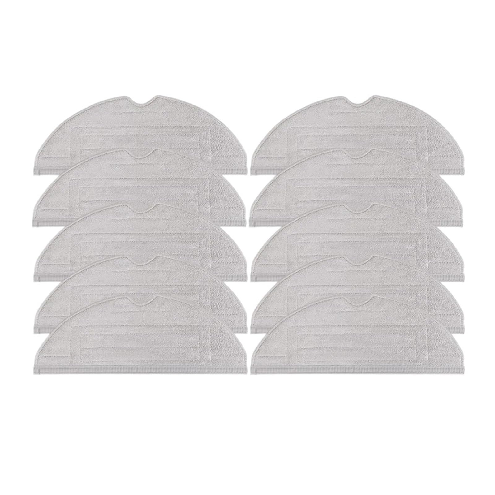 HIZON Mop Cloths ，Compatible For Roborock， S7 S8 S7Maxv Ultra S7Max S8Pro Ultra S7Maxv Plus S8+ S70 S75 T7S/G10/G10S/G10s Pro Vacuum Robot(SET5)