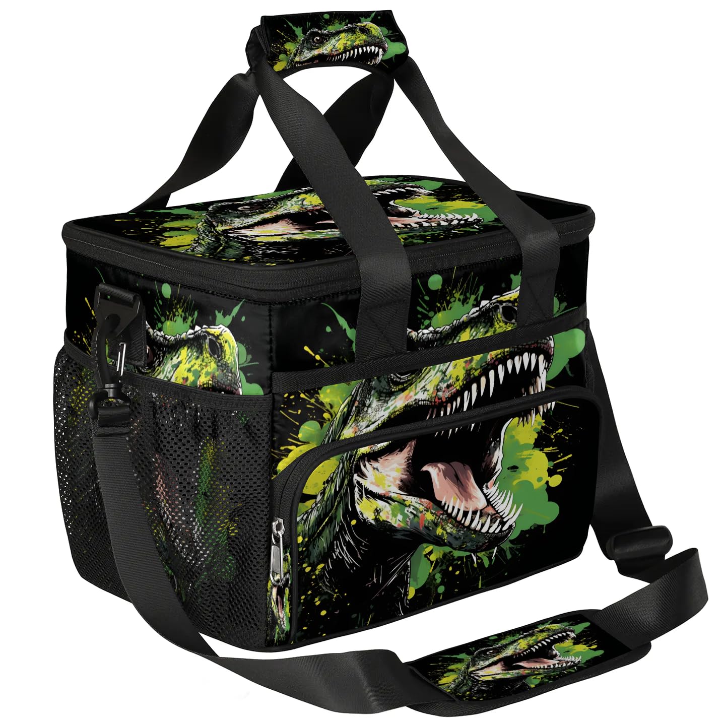 Lunch Box for Men Heavy Duty Insulated Lunch Bag for Women Scary Dinosaur Lunchbox for Adults Lunch Cooler