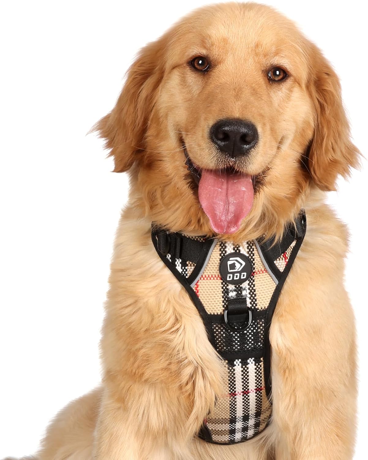 SIZE L Woven No Pull Dog Harness, Adjustable Dog Harnesses with Leash and Handle, No Choke Dog Chest Harness, Easy Walk Dog Harness, Reflective Dog Vest Harnesses for Training Walking Hiking