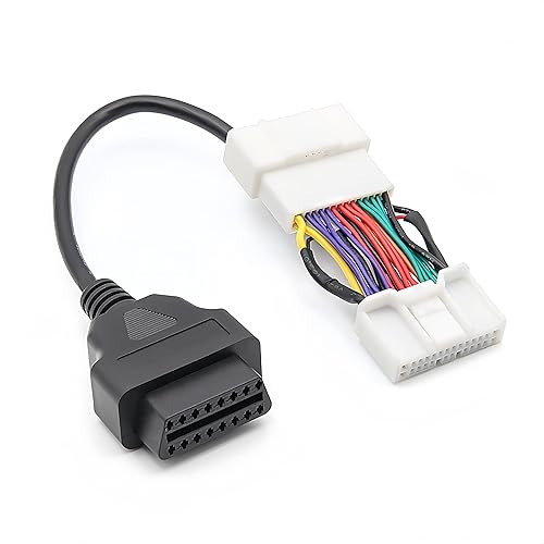 Miniatura 7 de Cable de diagnóstico OBD2 de 11.8 in para Tesla Modelo Y y Modelo 3 (2019 y después), compatible con escáner OBD2, lector de código OBDII, OBDLink