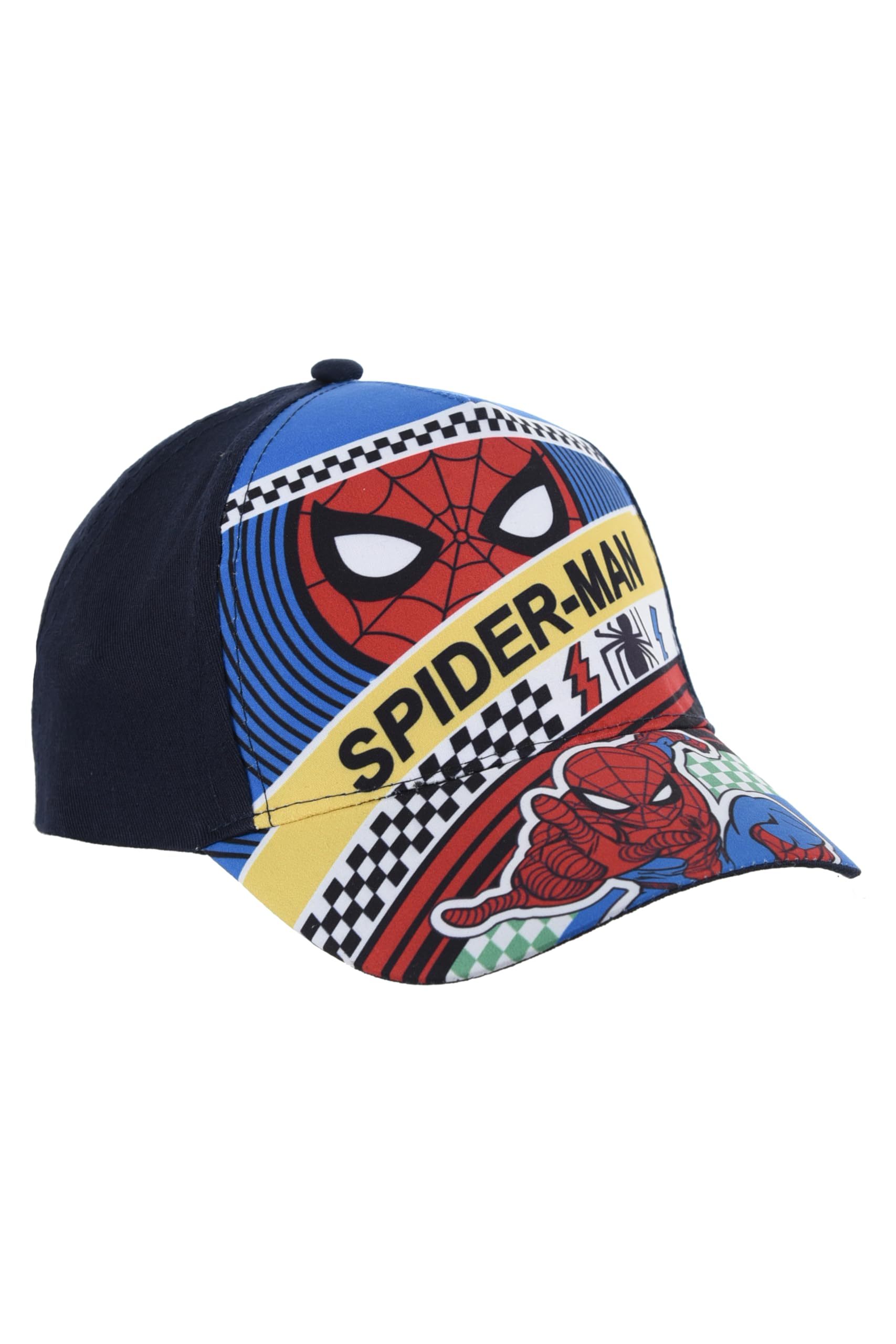 Marvel Avengers Gorro para Niños, Diseño Clasico Hulk Iron Man Capitan America y Pantera Negra Gorra de Beisbol Gorra de Verano Infantil Regalo para Niños (FR/ES, Números, 53, Azul)