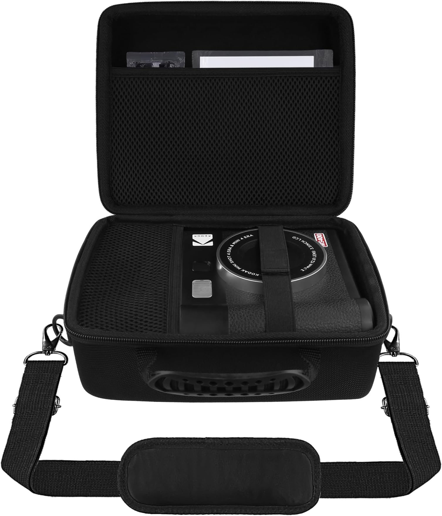 khanka Hard Travel Case Replacement for KODAK Mini Shot 4 ERA 4PASS 2-in-1 Instant Camera and Photo Printer,Case only. (Black)