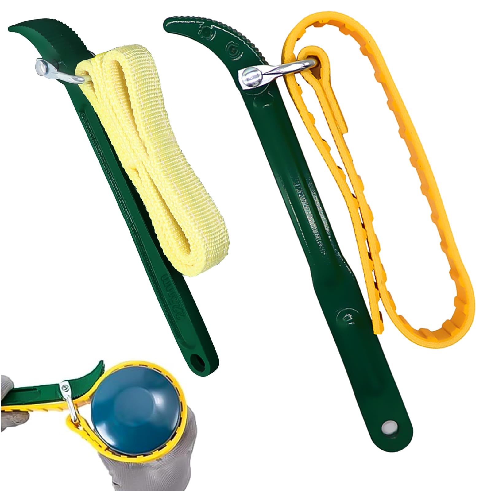 Chiave A Nastro Per Filtri Olio - 2 Pezzi Regolabili (9 E 12 Pollici), Per Motori, Generatori, Tubature - Foto 9