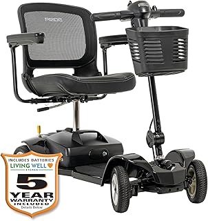 Pride Ultra X 4-Wheel Mobility Scooter, 300 lbs. Weight Capacity, with 5-Year Extended Warr