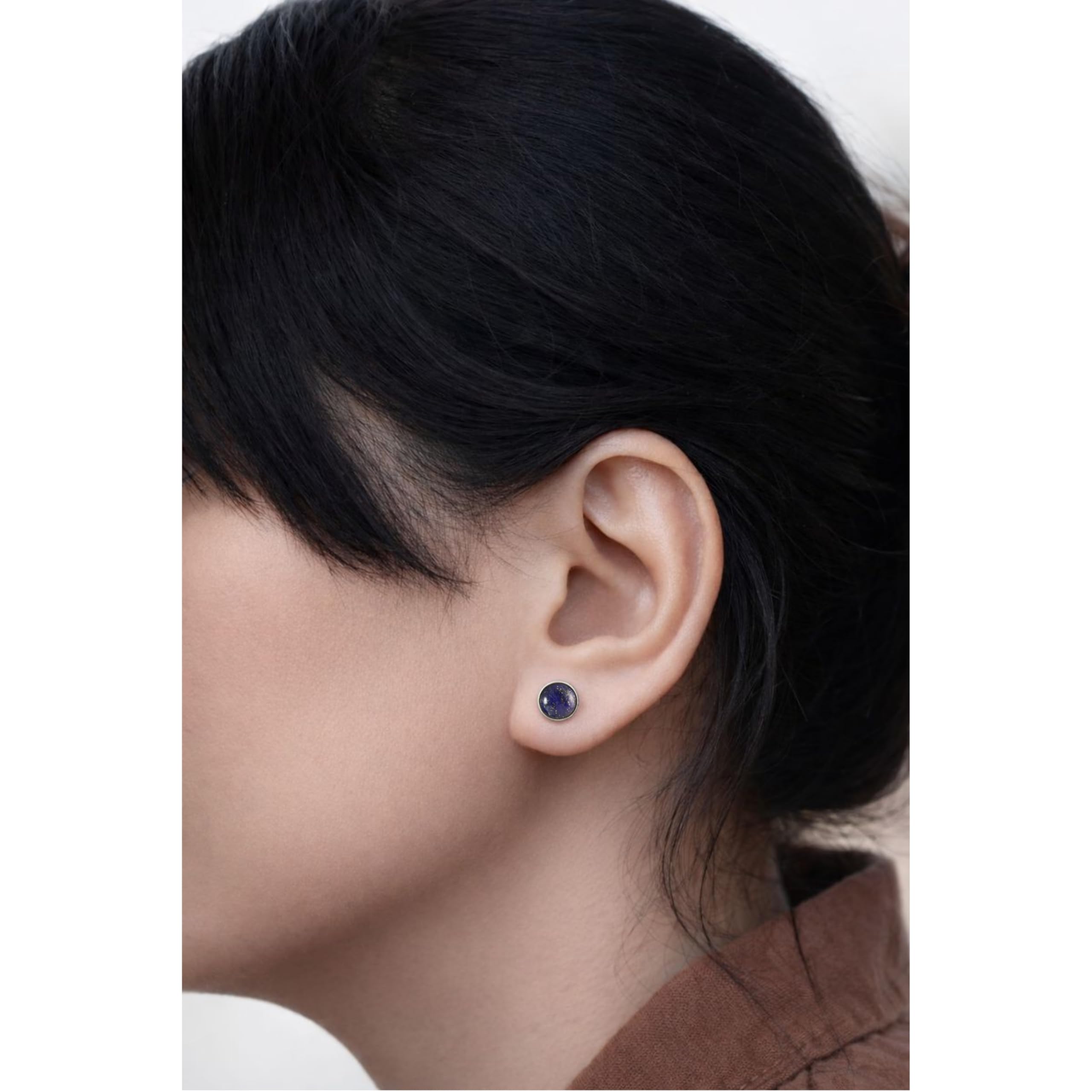 Handgefertigte Sterling Silber 925 Ohrstecker für Damen Herren