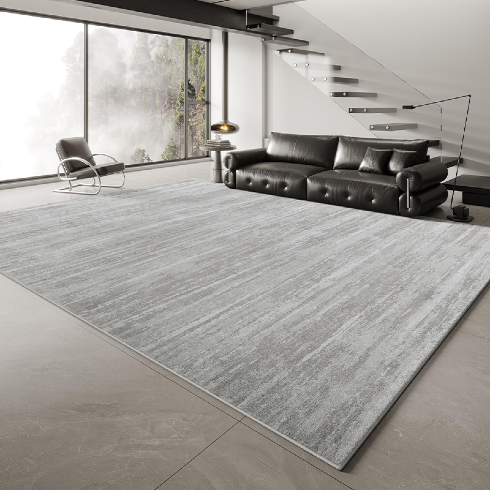 Tapis de salon antidérapant 140x200 cm pour décoration d'intérieur et couloir FSXB 1