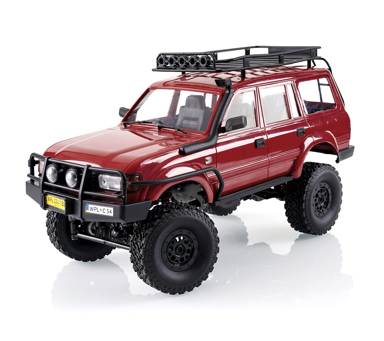 WPL C54-1 1/16 ランドクルーザー LC80 茶 ラジコン 技適済 Amazon.com: ARRIS 1/16 LC80 RC Crawler, WPL C54-1 RC Rock Crawler