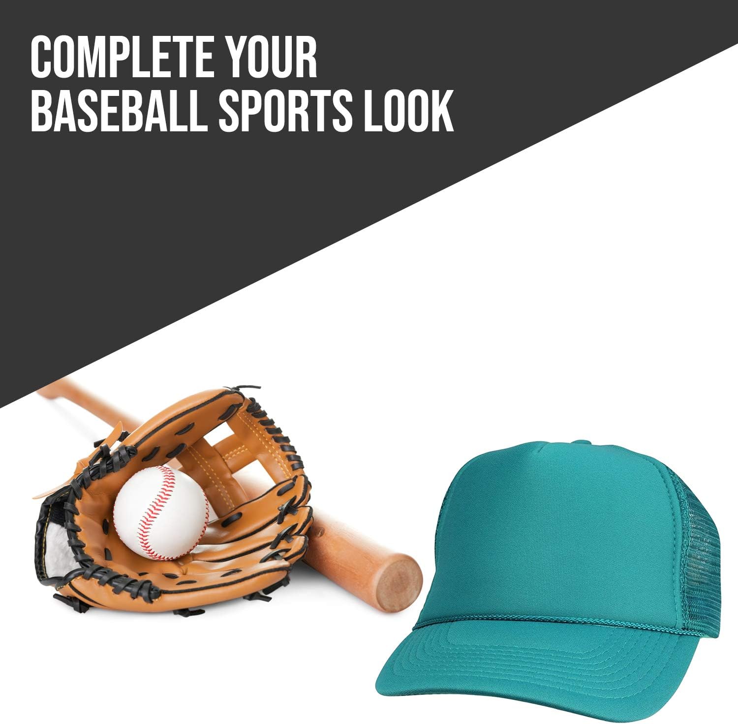 2 Packs Baseball Caps Blank Trucker Hats Summer Mesh Cap (2 for Price of 1)