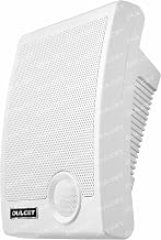 Dulcet DC-WS15X 15W 2-Way White Indoor Wired Wall Mount Speaker with Inbuilt Tweeter & Dual Input Support for 8 Ohm & 100V Line input Ideal for Homes, Offices, Retail Stores, Cafés & Commercial Spaces