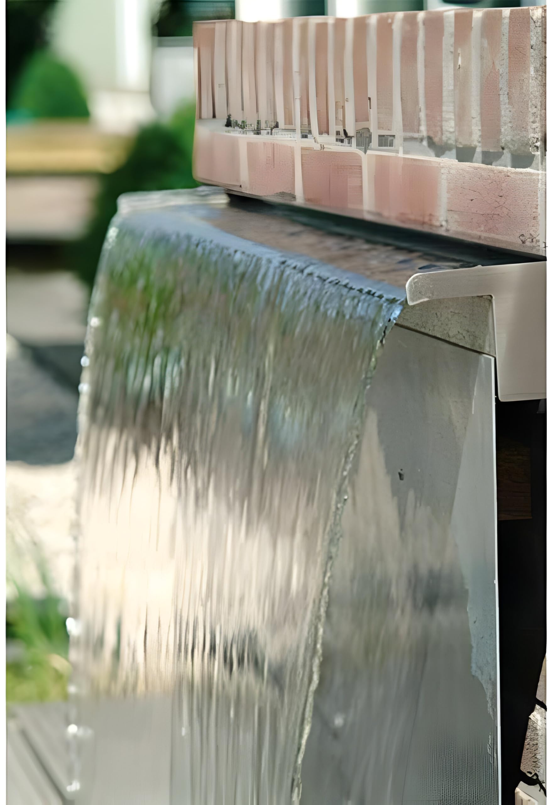 Primrose Stainless Steel Waterfall CascadeSheer DescentRear Supply L30Cm from B&Q