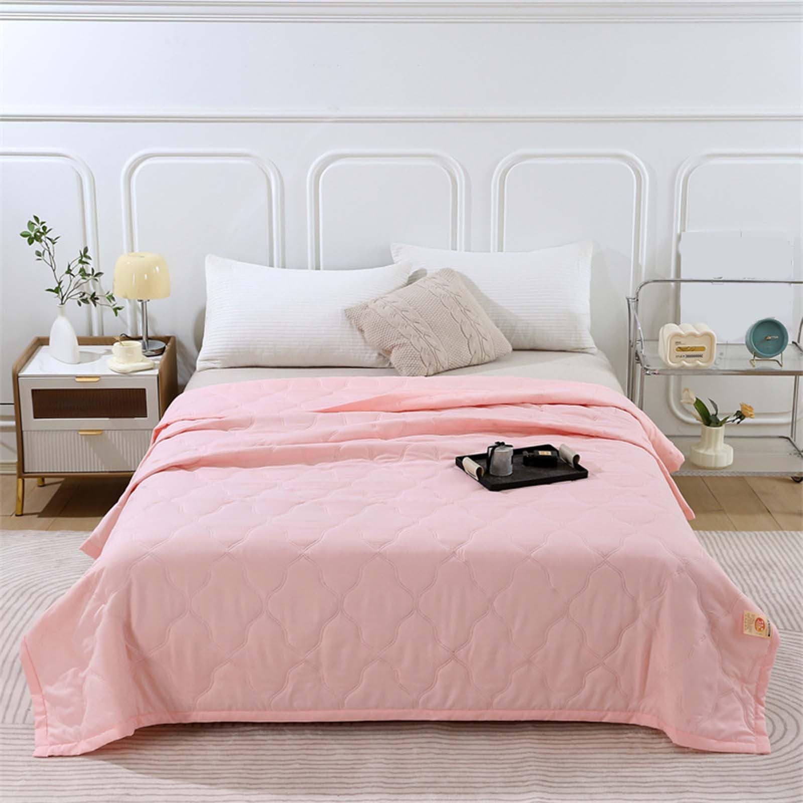sunnymi LifeCool Comforter, Cool Comforters for Hot Sleepers, Soft Breathable Lightweight Summer Comforter, Cool Sleeping Summer Blanket, Washed Cotton Summer Quilt for Night Sweats Hot Sleepe #3