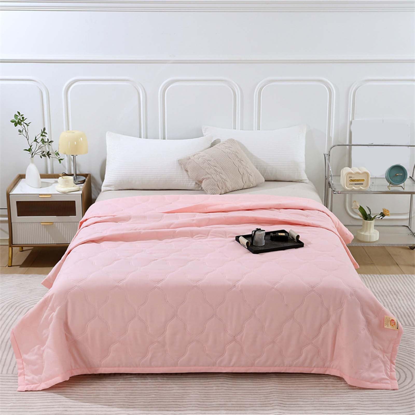 sunnymi LifeCool Comforter, Cool Comforters for Hot Sleepers, Soft Breathable Lightweight Summer Comforter, Cool Sleeping Summer Blanket, Washed Cotton Summer Quilt for Night Sweats Hot Sleepe #3
