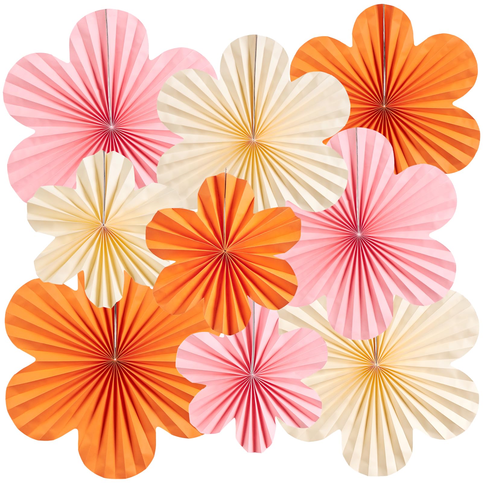 Easy Joy Herbst Dekoration Orange Ahorn Papierblatt Fächer