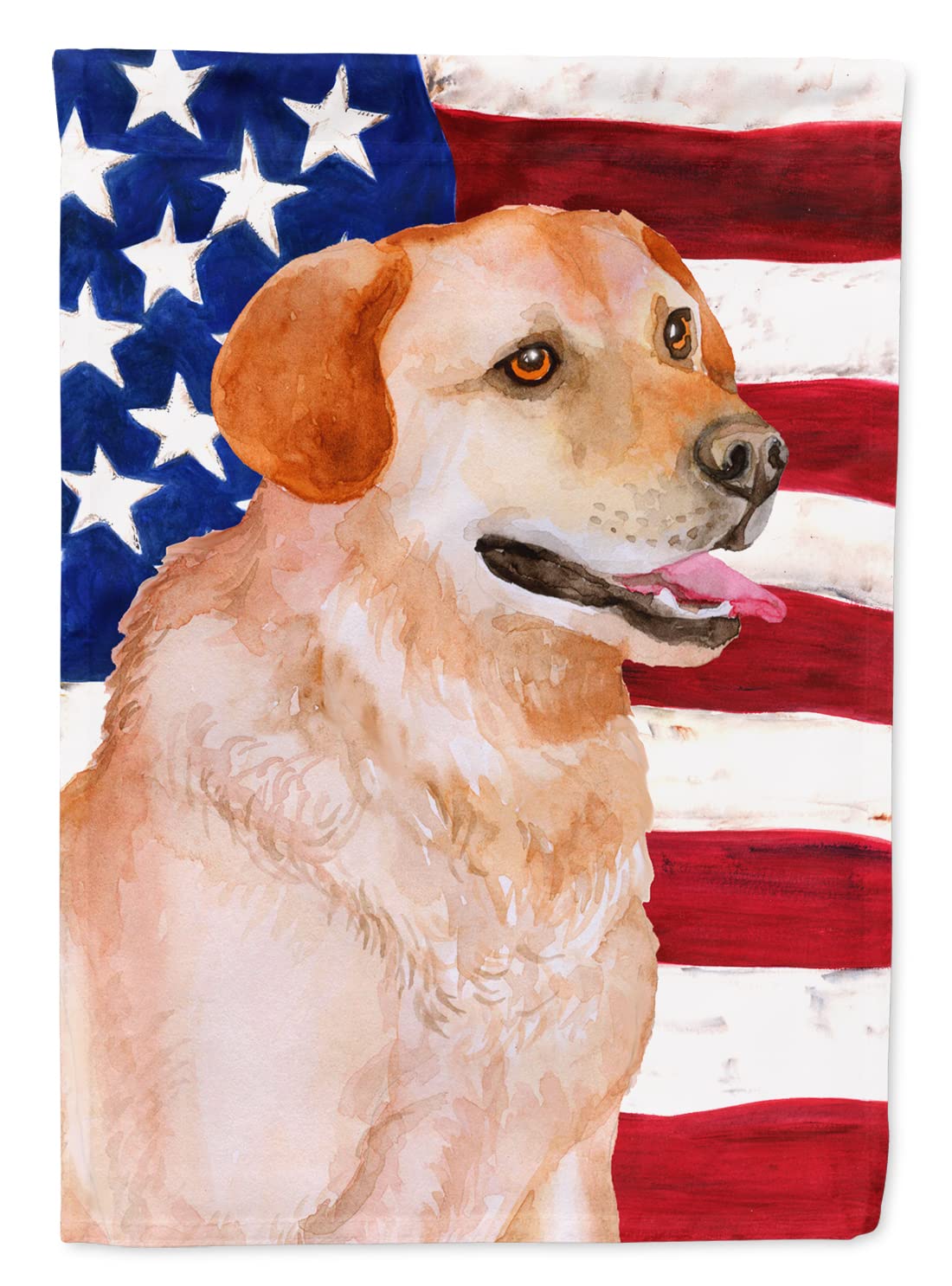 Labrador Retriever drapeau de maison grand format en toile imprimée Caroline's Treasures