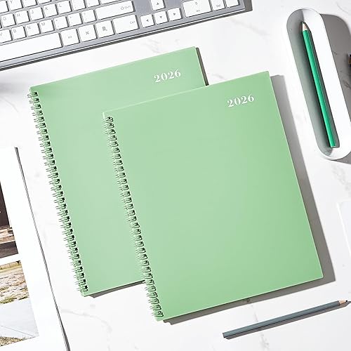 Miniatura 8 de Artfan  Agenda mensual 2021-2022  De 18 meses con pestañas y bolsillo, contactos y contraseñas, 9 x 11 pulgadas, papel grueso  Enero 2021 - junio