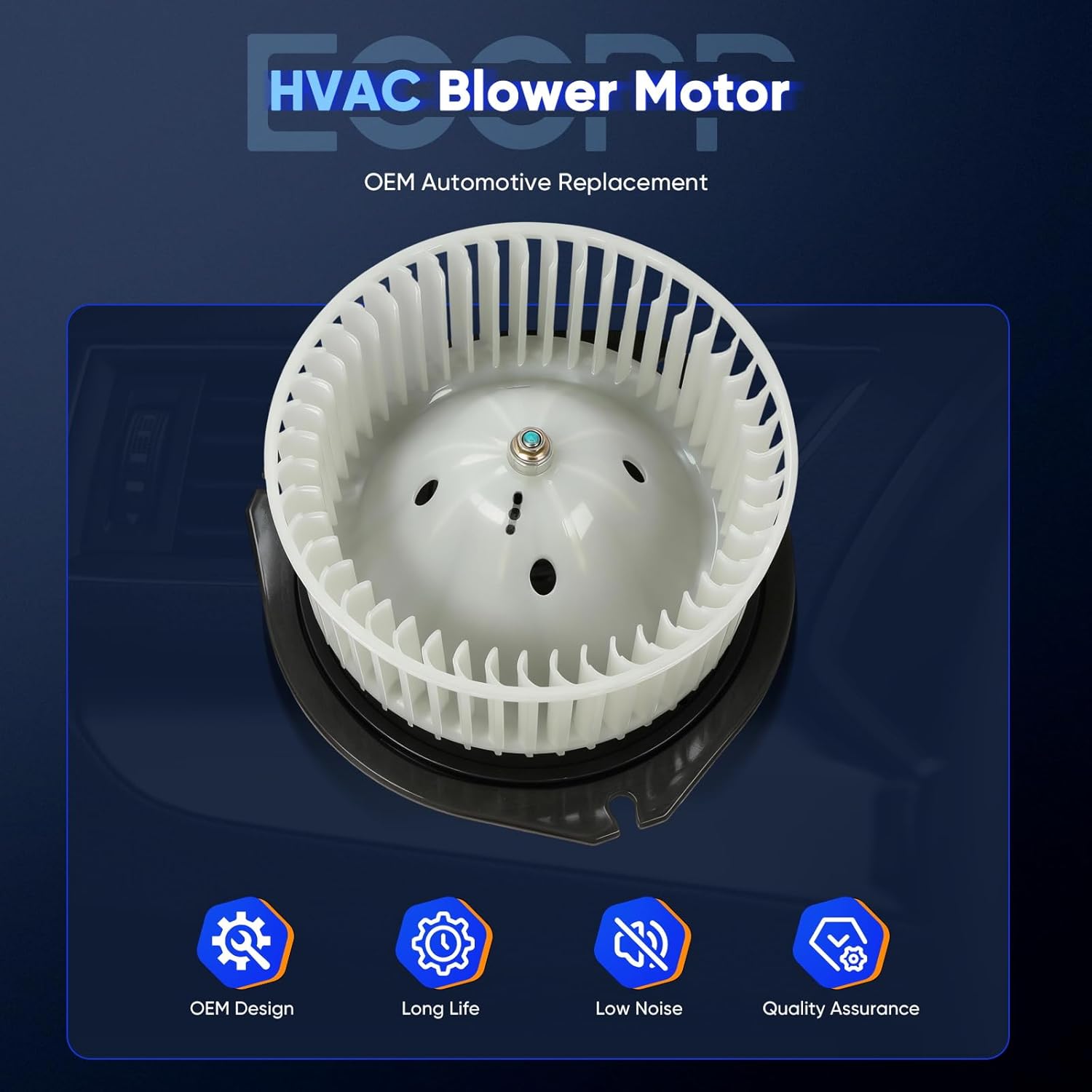 ECCPP AC Blower Motor Fit for 2004-2009 for Cadillac XLR/2005-2019 for Chevy Corvette 2006 2007 2008 2009 2010 2011 2012 2013 HVAC Heater Blower Motor Replacement 700321,22992235,23456469,89018845