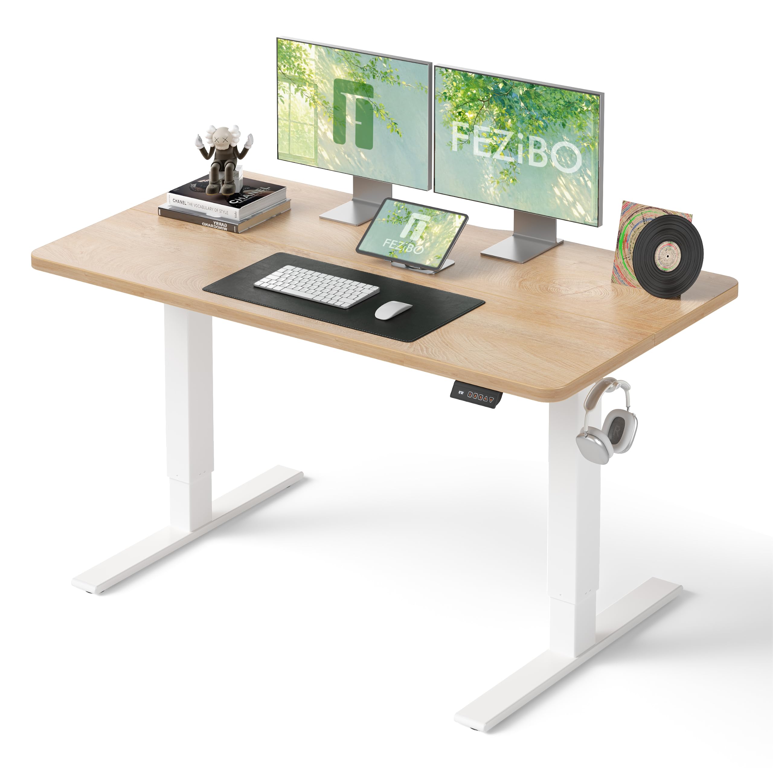 N*o様 FEZIBO 電動昇降デスク 55x25インチ Amazon | FEZIBO 電動 昇降デスク 昇降式デスク オフィスワーク