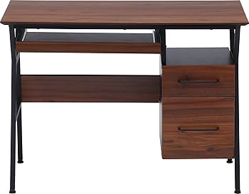 Amazon.co.jp: 不二貿易 デスク 机 幅100×奥行56×高さ72