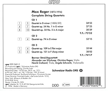 Amazon.com: Complete String Quartet: CDs & Vinyl