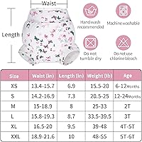 Vista 5 de BIG ELEPHANT Pañales de natación para bebé, 3 piezas, reutilizables, ajustables, lavables, impermeables, para niños y niñas, de 12 a 24 meses