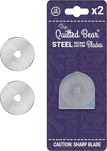 Miniatura 11 de The Quilted Bear Cuchillas rotativas de 1.102 in – Corte preciso y larga duración, fácil de reemplazar, cuchillas rotativas universales de repuesto