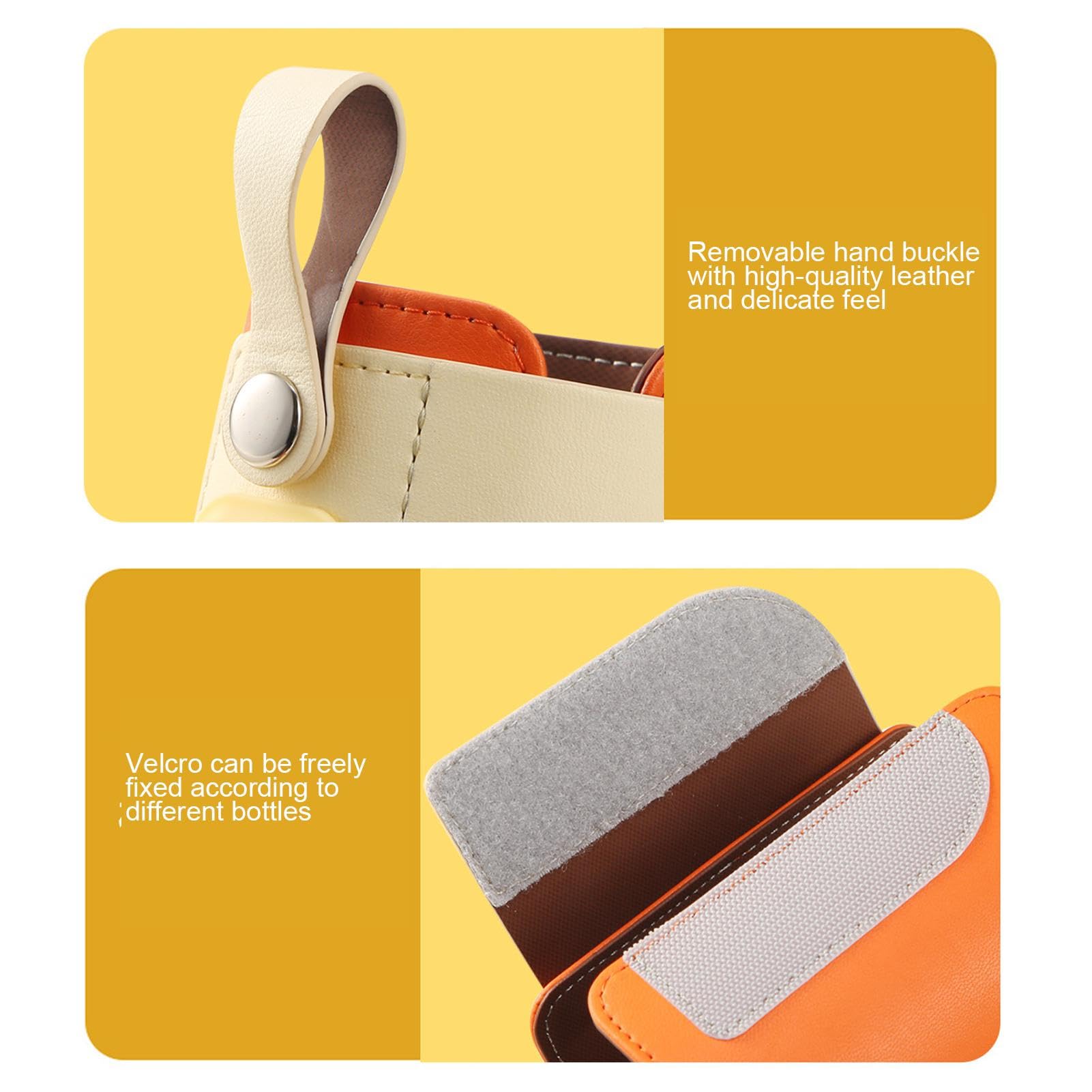 Chauffe-biberon sans fil en microfibre, rechargeable, résistant à l'usure, réglable pour, maison