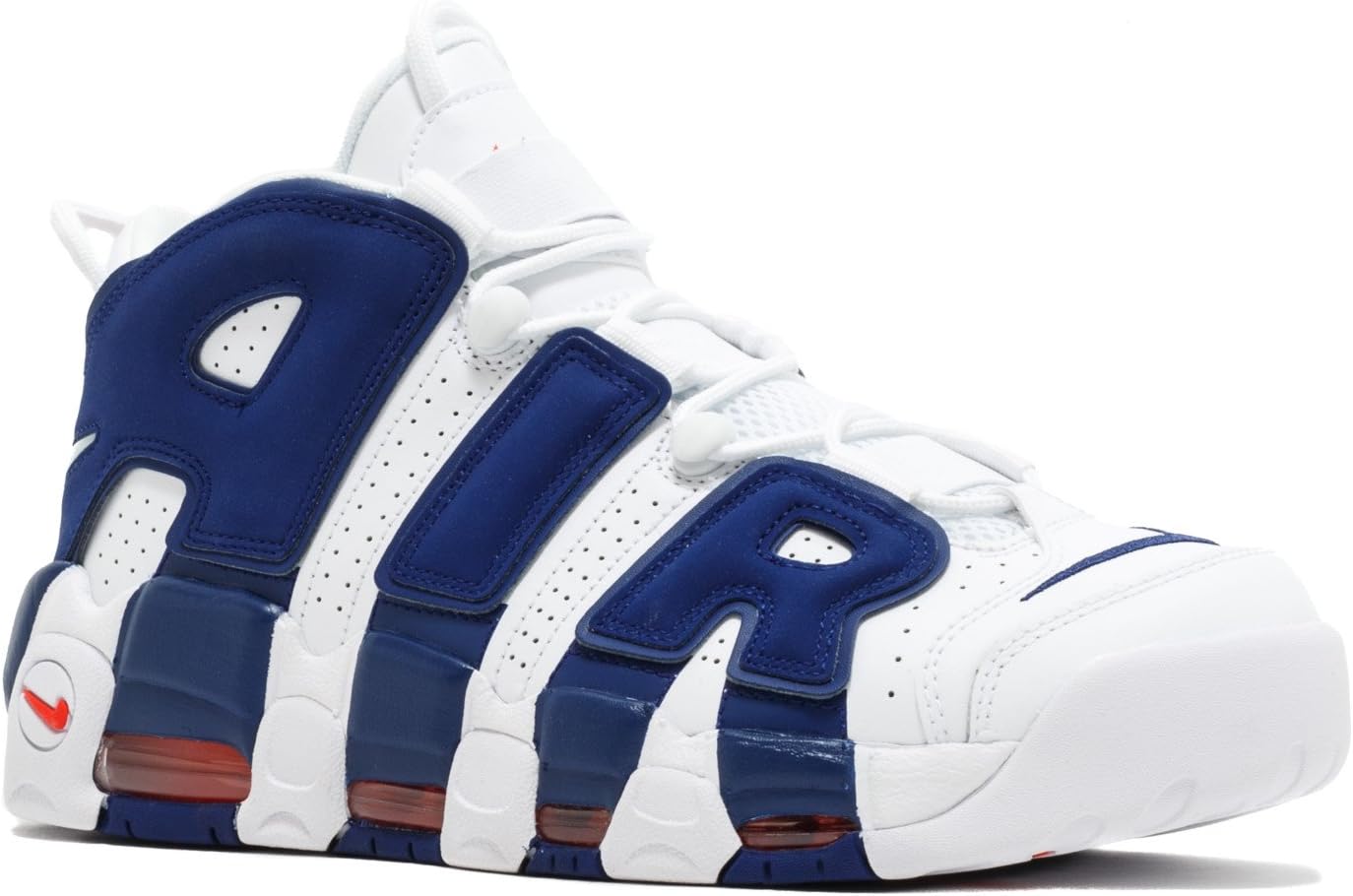 BestVIP Air More Uptempo 96 Knicks White Deep Royal Blue 921948 101
