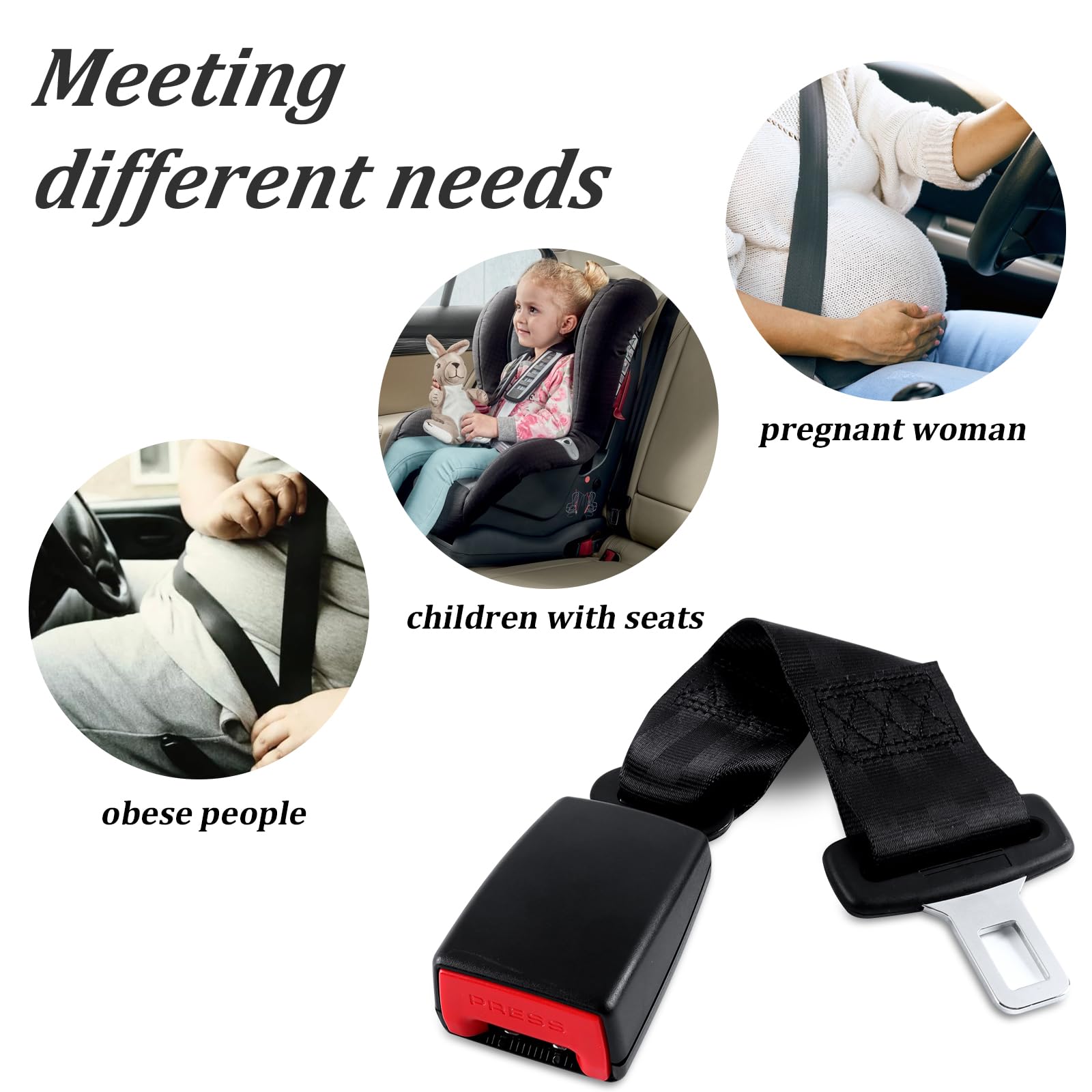2 accessori per auto 14,57 IN/37 cm, accessori per auto universali, parti auto adatte per la maggior parte dei veicoli